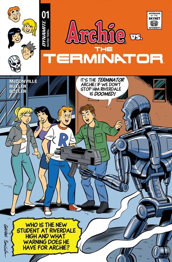 ARCHIE VS TERMINATOR #1 COVER D BILL GALVAN VARIANT