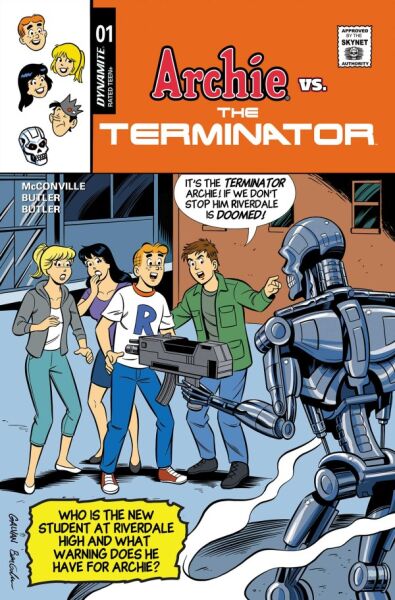 ARCHIE VS TERMINATOR #1 COVER D BILL GALVAN VARIANT