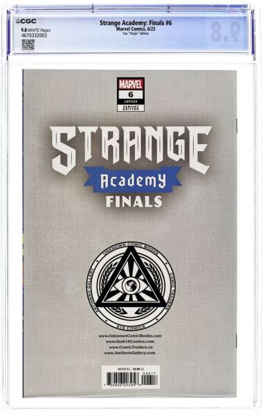 STRANGE ACADEMY: FINALS (2022) #6 ILLUMINATI.B CGC 9.8 – IVAN TAO ILLUMINATI COMICS EXCLUSIVE VIRGIN VARIANT