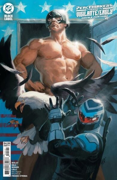 PEACEMAKER PRESENTS THE VIGILANTE EAGLY DOUBLE FEATURE #5 (OF 5) CVR B DAVID TALASKI CARD STOCK VAR (MR)