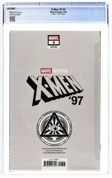 X-MEN '97: SEASON ONE (2024) #3 TYLER KIRKHAM EXCLUSIVE CGC 9.9 – VIRGIN VARIANT