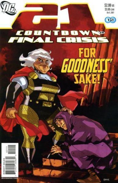 COUNTDOWN TO FINAL CRISIS #21 (2007) KARL KERSCHL COVER