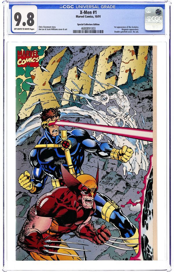 X-MEN (1991) #1E CGC 9.8 – JIM LEE SPECIAL COLLECTOR'S EDITION GATEFOLD COVER