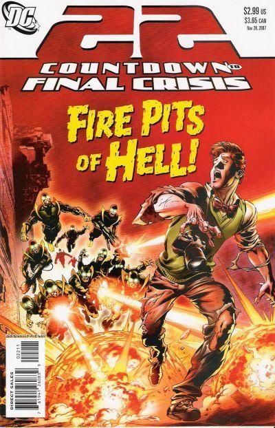 COUNTDOWN TO FINAL CRISIS #22 (2007) CLAUDIO CASTELLINI COVER