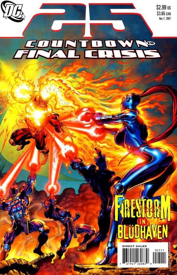 COUNTDOWN TO FINAL CRISIS #25 (2007) CLAUDIO CASTELLINI COVER