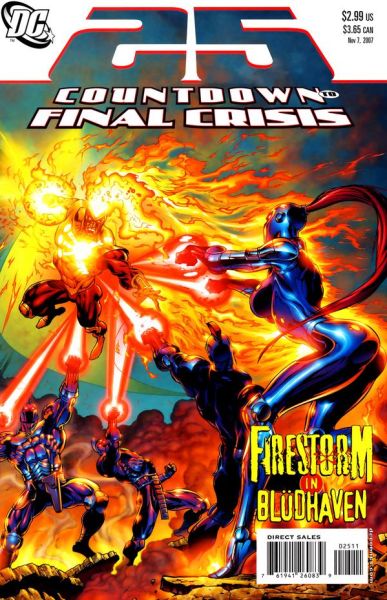 COUNTDOWN TO FINAL CRISIS #25 (2007) CLAUDIO CASTELLINI COVER