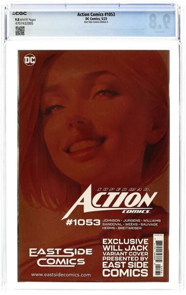 ACTION COMICS (2016) #1053 EASTSIDE.A CGC 9.8 – WILL JACK EAST SIDE COMICS EXCLUSIVE VARIANT