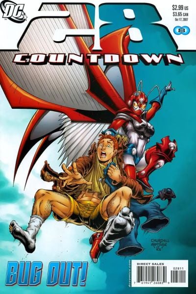 COUNTDOWN TO FINAL CRISIS #28 (2007) IAN CHURCHILL COVER