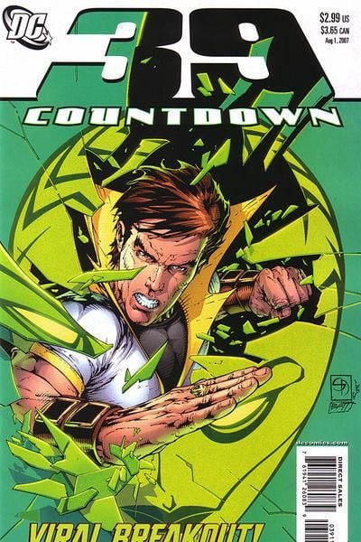 COUNTDOWN TO FINAL CRISIS #39 (2007) SHANE DAVIS COVER