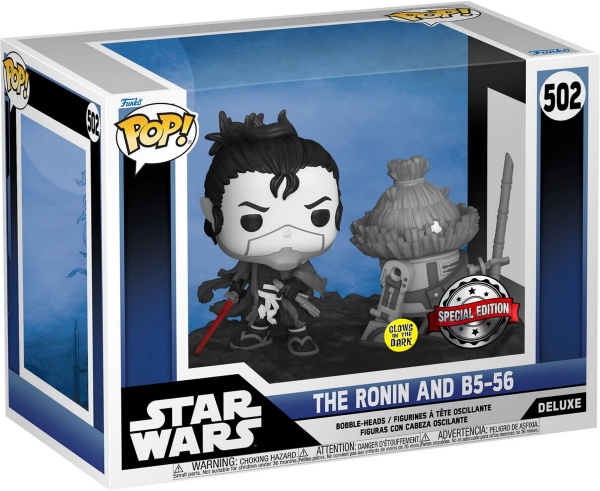 THE RONIN AND B5-56 (GLOWS IN THE DARK) #502 DELUXE FUNKO POP! STAR WARS: VISIONS - SPECIAL EDITION