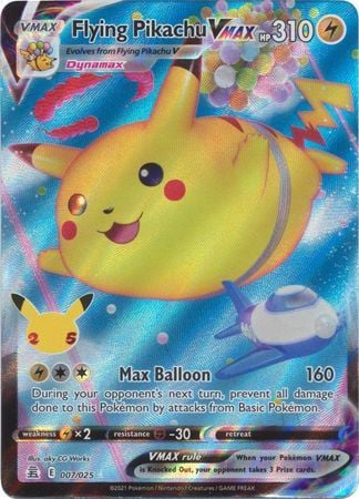 Flying Pikachu VMAX - 7/25 - Ultra Rare Celebrations Singles