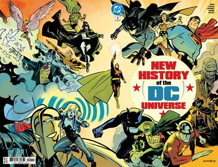 NEW HISTORY OF THE DC UNIVERSE #1 (OF 4) CVR A CHRIS SAMNEE WRAPAROUND