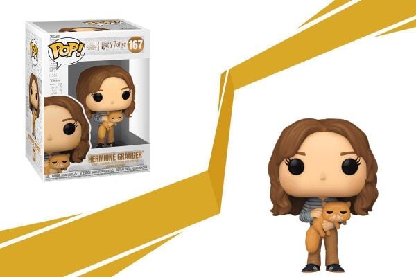HARRY POTTER HERMIONE GRANGER WITH CROOKSHANKS POP FIGURE