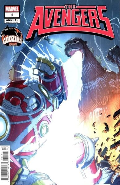 The Avengers Annual #1 Pete Woods Godzilla Variant
