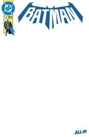 BATMAN #1 CVR K BLANK CARD STOCK VAR