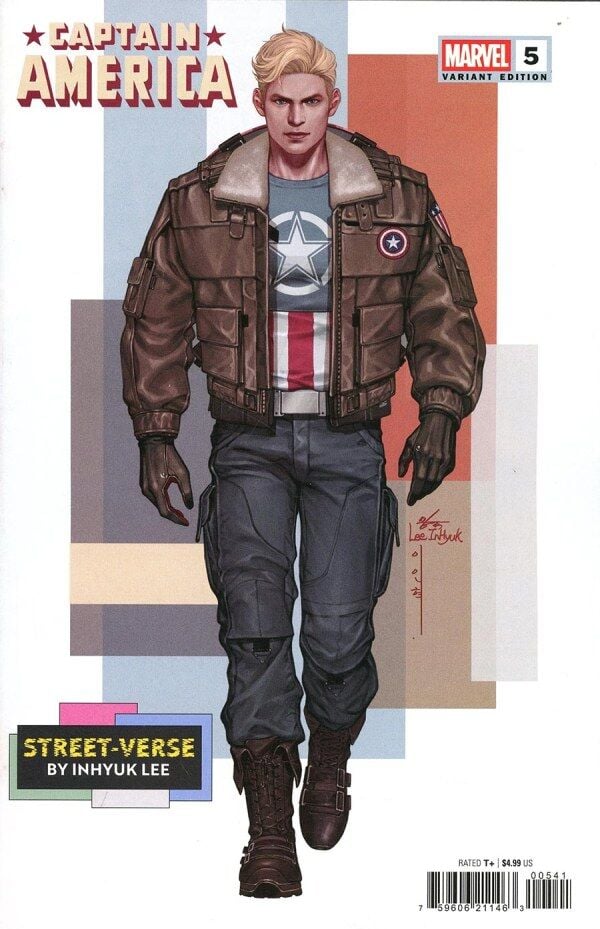 CAPTAIN AMERICA #5 INHYUK LEE STREET VERSE VARIANT