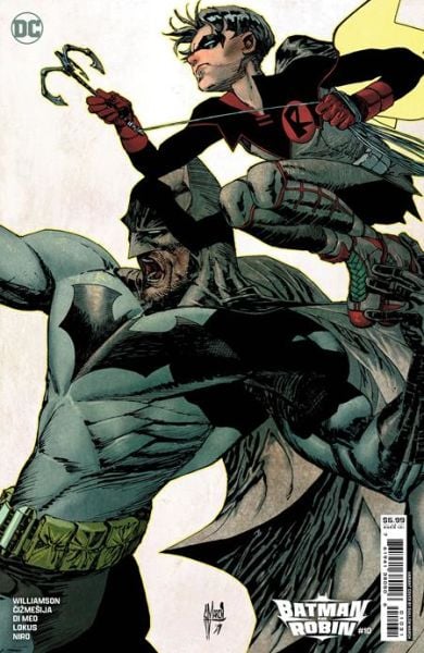 BATMAN AND ROBIN #10 CVR C GUILLEM MARCH CARD STOCK VAR
