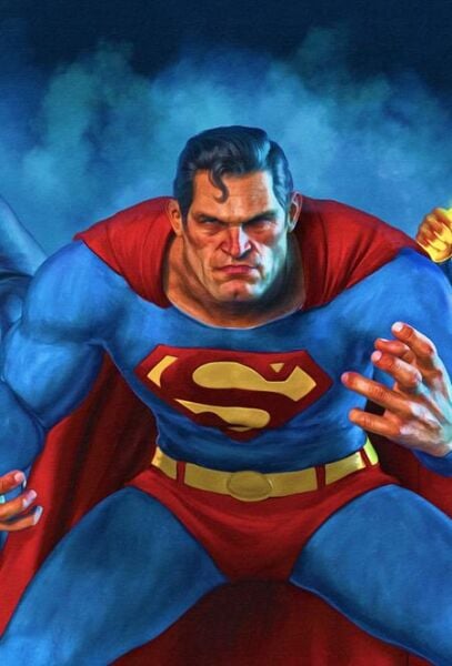 JUSTICE LEAGUE UNLIMITED #26 CVR C MARK SPEARS 3-PART CONNECTING SUPERMAN CARD STOCK VAR - PRE ORDER