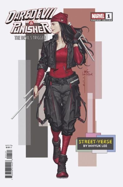 DAREDEVIL / PUNIUSHER: THE DEVIL'S TRIGGER #1 INHYUK LEE STREET VERSE VARIANT