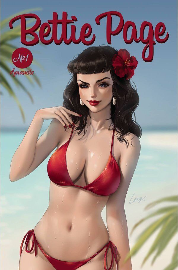 Bettie Page #1 Cover E Lesley 'Leirix' Li Variant