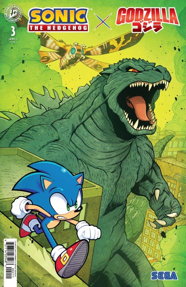 SONIC THE HEDGEHOG X GODZILLA #3 - PRE ORDER