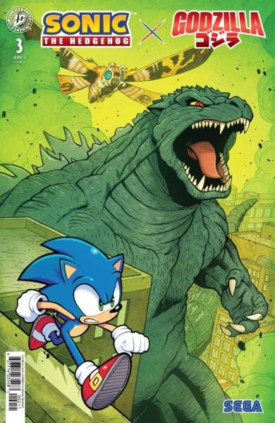 SONIC THE HEDGEHOG X GODZILLA #3 - PRE ORDER