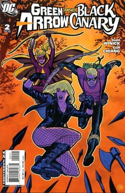 GREEN ARROW AND BLACK CANARY #2  (2007) CLIFF CHIANG COVER