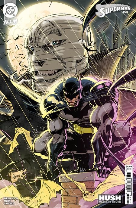 SUPERMAN #23 CVR E KAARE ANDREWS HUSH CARD STOCK VAR