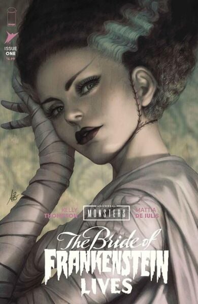 UNIVERSAL MONSTERS BRIDE OF FRANKENSTEIN LIVES #1 (OF 4) CVR C STANLEY ARTGERM LAU VAR - PHD PICKS & NEW SERIES - PRE ORDER