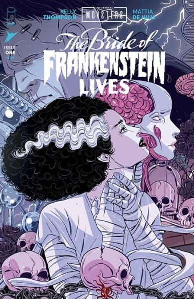 UNIVERSAL MONSTERS BRIDE OF FRANKENSTEIN LIVES #1 (OF 4) CVR D LUANA VECCHIO CONNECTING VAR - PHD PICKS & NEW SERIES - PRE ORDER