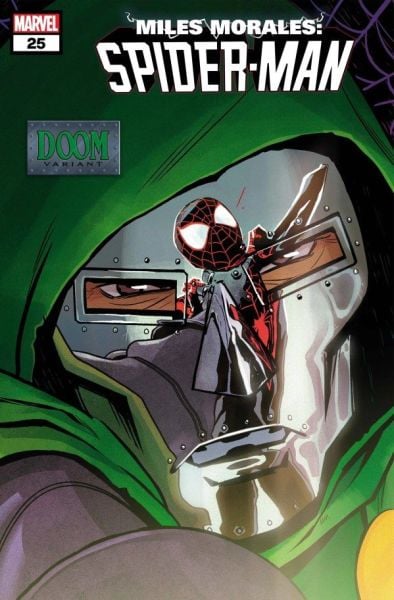 MILES MORALES SPIDER-MAN #25 DOOM VARIANT