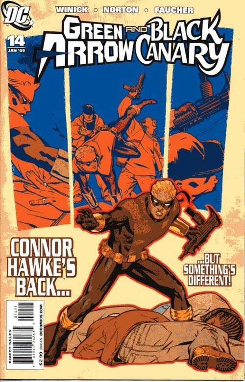 GREEN ARROW AND BLACK CANARY #14 (2008) CLIFF CHIANG COVER