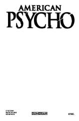 American Psycho #1 Cover I Limited Blank Sketch Variant