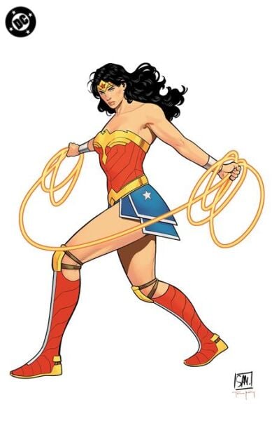 WONDER WOMAN #31 CVR G DANIEL SAMPERE CORNER BOX SPOT FOIL VAR