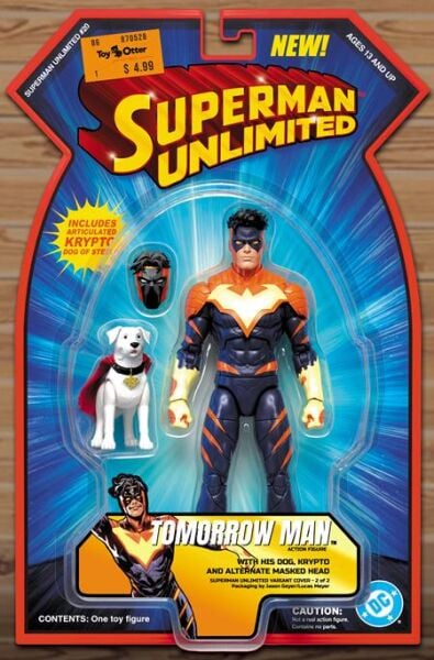 SUPERMAN UNLIMITED #20 CVR C JASON GEYER TOMORROW MAN AND KRYPTO ACTION (FIGURE) COMICS CARD STOCK VAR - PRE ORDER