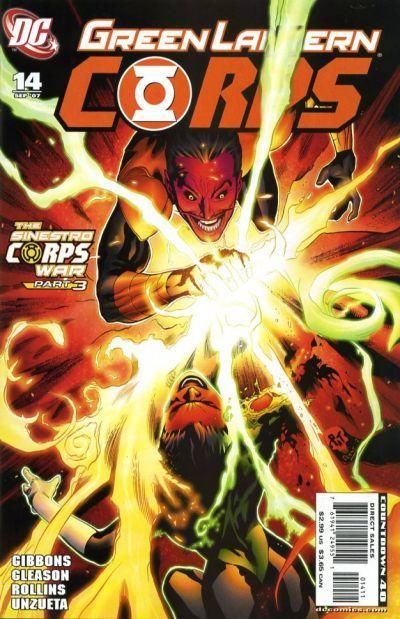GREEN LANTERN CORPS #14 (2007) PATRICK GLEASON COVER