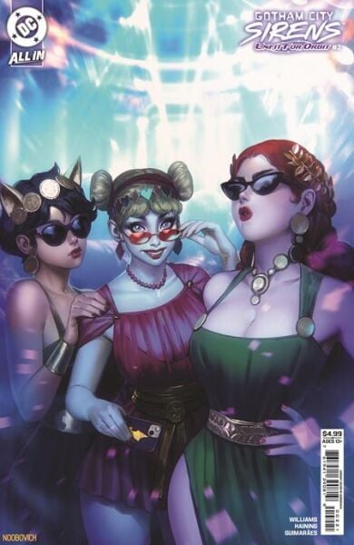 GOTHAM CITY SIRENS UNFIT FOR ORBIT #2 (OF 5) CVR B NOOBOVICH CARD STOCK VAR