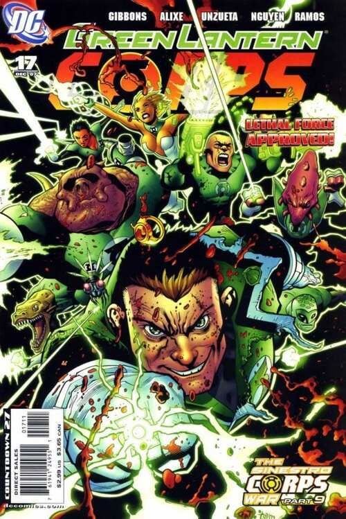 GREEN LANTERN CORPS #17 (2007) PATRICK GLEASON COVER