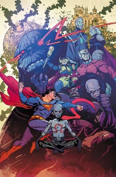 DC ALL IN SAGA DARKSEID VS THE WORLD #1 (ONE SHOT) CVR A SANFORD GREENE - PRE-ORDER