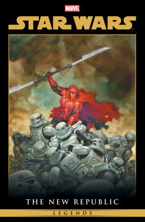 STAR WARS LEGENDS: THE NEW REPUBLIC OMNIBUS VOL. 3 HC – DAVE DORMAN CRIMSON EMPIRE COVER