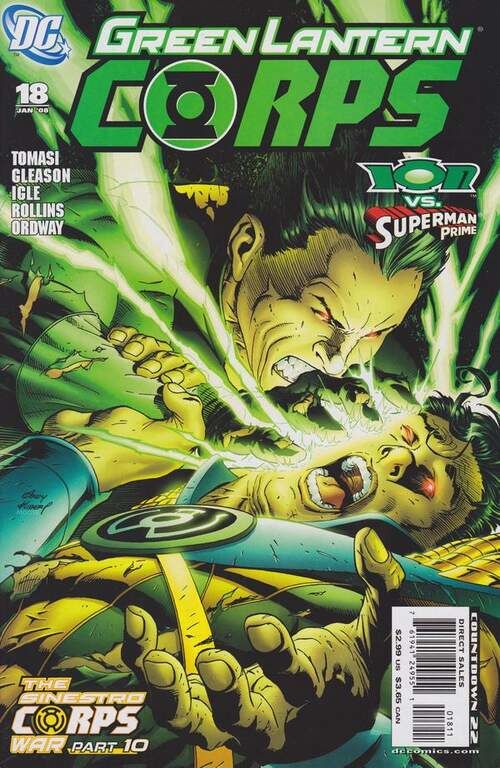 GREEN LANTERN CORPS #18 (2007) ANDY KUBERT COVER