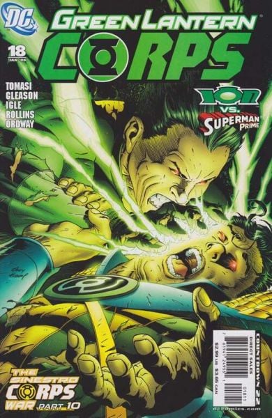 GREEN LANTERN CORPS #18 (2007) ANDY KUBERT COVER