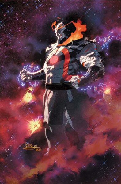 DC ALL IN SAGA DARKSEID VS THE WORLD #1 (ONE SHOT) CVR C JAVI FERNANDEZ CARD STOCK VAR - PRE-ORDER
