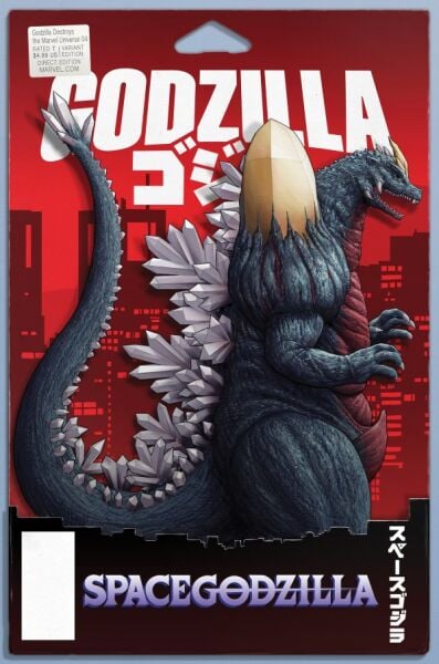 GODZILLA DESTROYS THE MARVEL UNIVERSE #4 JOHN TYLER CHRISTOPHER VARIANT