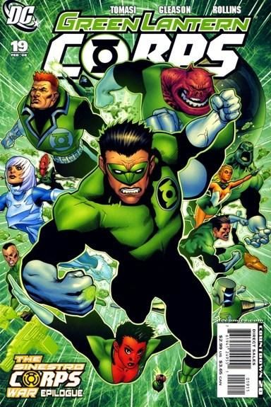 GREEN LANTERN CORPS #19 (2007) PATRICK GLEASON COVER