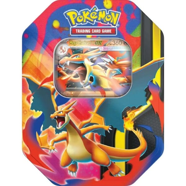 POKEMON TCG: MEGA EVOLUTION ASCENDED HEREOS MEGA CHARIZARD EX TIN
