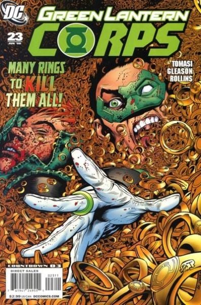 GREEN LANTERN CORPS #23 (2008) PATRICK GLEASON COVER