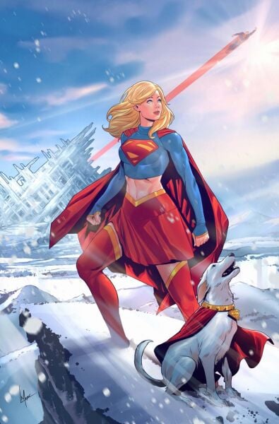 SUPERGIRL #9 CVR D LUCAS MEYER CARD STOCK VAR