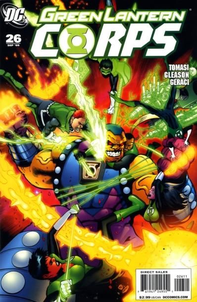 GREEN LANTERN CORPS #26 (2008) PATRICK GLEASON COVER