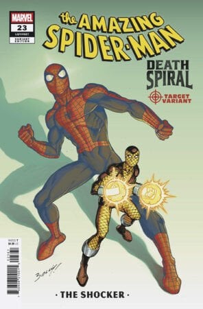 AMAZING SPIDER-MAN #23 MARK BAGLEY CLASSIFIED TARGET VARIANT [DS]